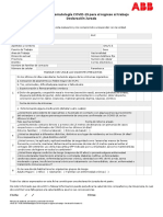 Anexo 15 - Ficha Sintomatologica COVID-19 para El Regreso Al Trabajo - Declaración Jurada PDF