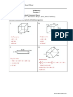 Answer - Surface Area - Cube, Cuboid & Prism