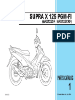 SUPRA X 125 PGM-FI (AFX125SF - AFX125CRF) TIPE SPOKE TIPE CW (AFX125SFE) (AFX125CRFE) 18K41EI1 Honda Motor Co., Ltd. 2014