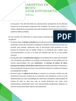 Avance de Garantias Representacion Estudiantil PDF