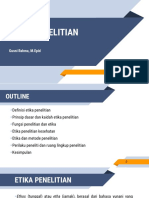 Etika Penelitian PDF