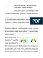 Enseñanza de geometría a través del Sangaku japonés