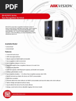 DS K1T673TDWX Face Recognition Terminal - Datasheet - V1.0 - 20220826 ...