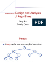 CS514: Design and Analysis of Algorithms: Heap Sort Priority Queue