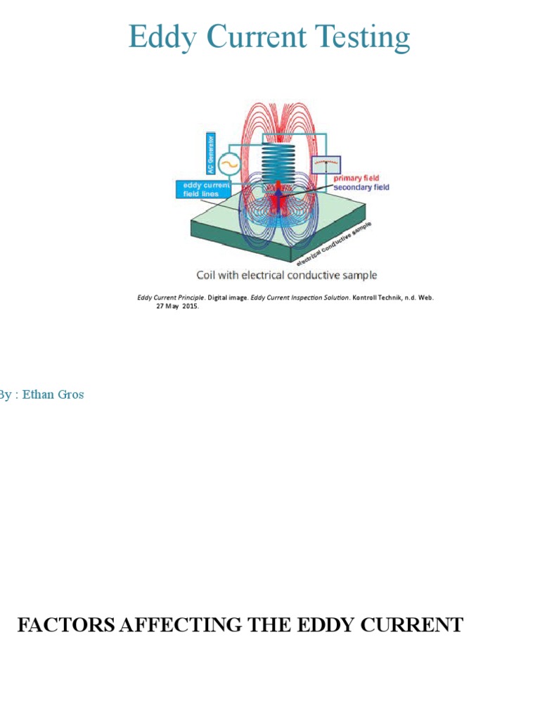 Eddy Current Testing Overview | PDF | Ultrasound | Inductance