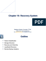 Chapter 19: Recovery System: Database System Concepts, 7 Ed