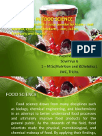 Advances in Food Science