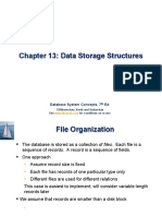 Chapter 13: Data Storage Structures: Database System Concepts, 7 Ed