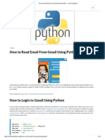 How To Read Email From Gmail Using Python - Code Handbook PDF