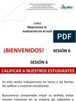 Sesion 6. Calificar A Los Estudiantes