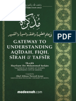 Book Gateway To Understanding Aqeedah Fiqh Seerah Tafseer