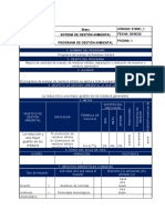 Formato Programa de Gestión Ambiental - CamilaAmaya