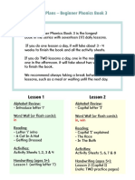 Lesson Plans - Beginner Phonics Book 3