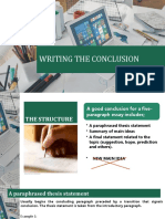 Writing The Conclusion