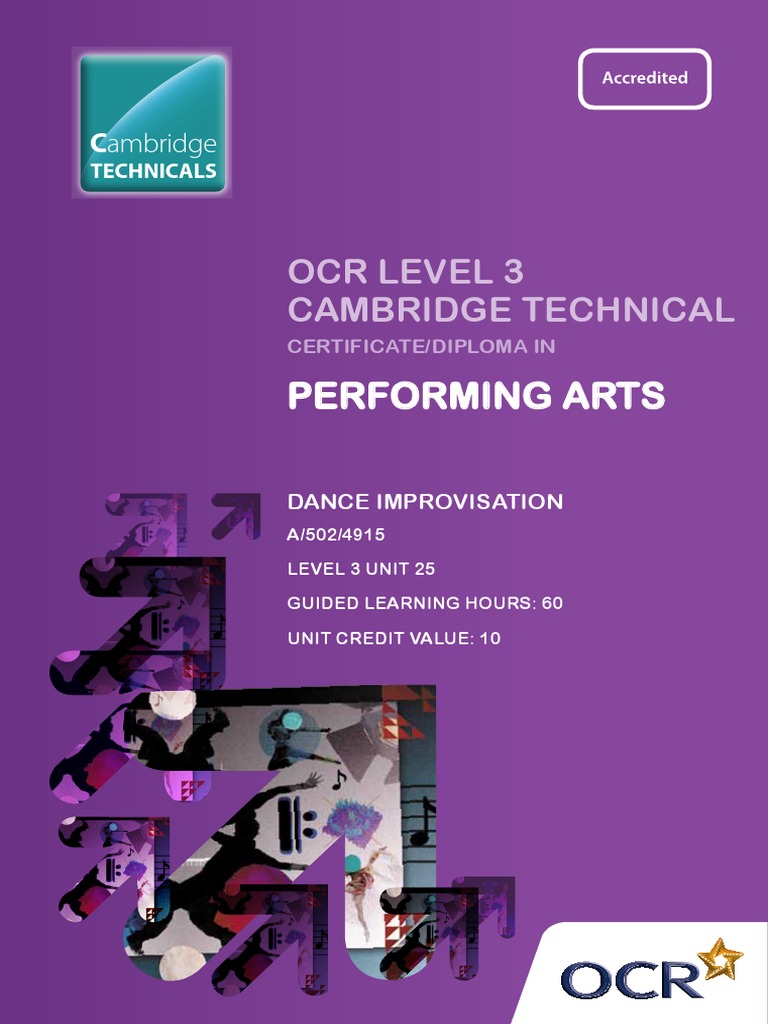 Performing Arts Ocr Level 3 Cambridge Technical Download Free PDF
