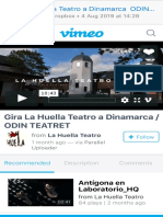 Gira La Huella Teatro A Dinamarca ODIN TEATRET On Vimeo