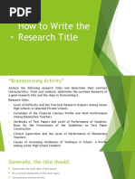 CHAPTER 1 Statement of The Problem | PDF | Nursing | Behavioural Sciences