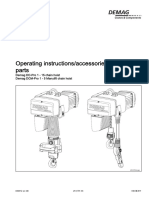 Operating Instructions Accessories Component Parts DC Pro Demag Chain Hoists