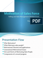 Motivation of Sales Force