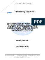 IAF MD5 Issue 4 Version 2 11112019 PDF