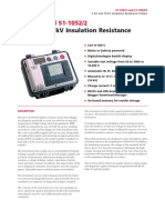 Megger S1-552_2 5KV Insulation Tester Description