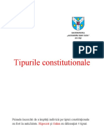 Tipurile Constiturionale