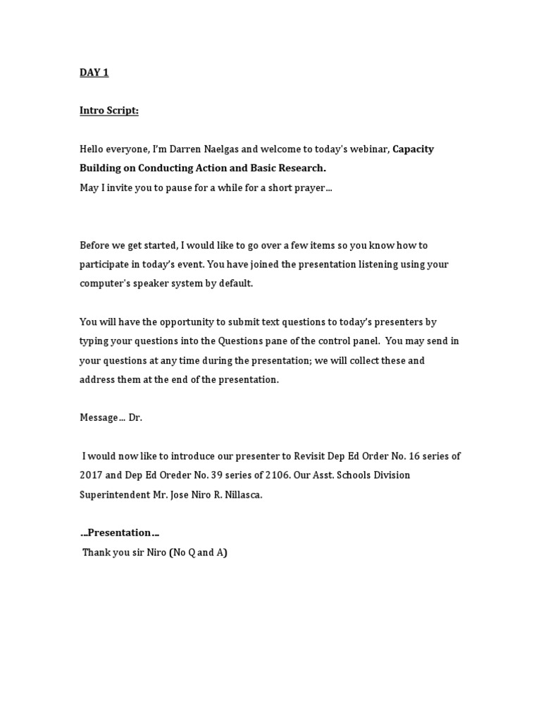 Webinar Script Pdf Communication Semiotics
