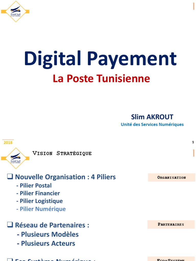 Digitalisation de la Poste Tunisienne | PDF | EMV | Guichet automatique ...