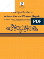 Lab Specifications: Automotive - 4 Wheeler Repair