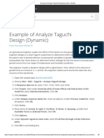 Example of Analyze Taguchi Design (Dynamic) - Minitab PDF