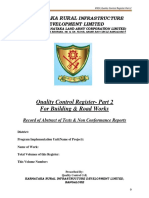 Quality Control Register PART - 2 ROADS AND BUILDING PDF