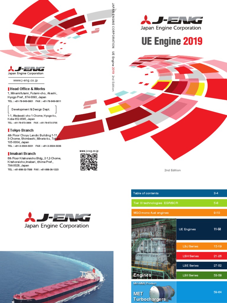 Mitsubishi UEC Engine Overview | PDF | Engines | Turbocharger