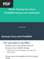 Restic Backup For Linux Freenas Backup and Replication: Lee Marzke