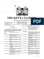 Ke Government Gazette Dated 2020 04 09 No 65 PDF
