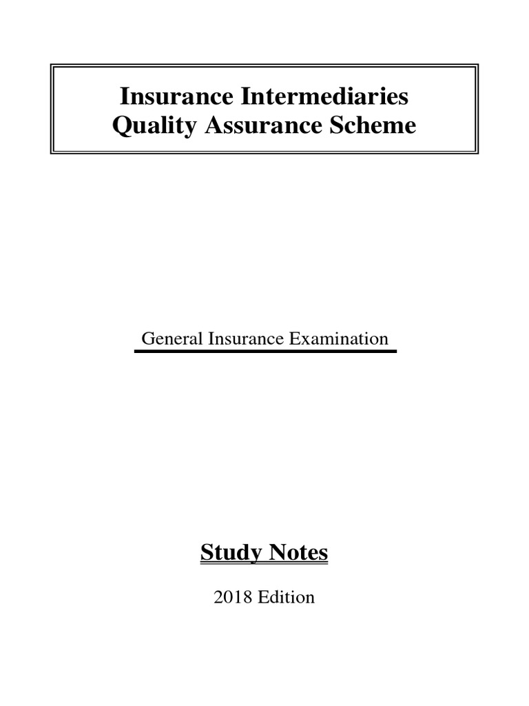 VHIS Study Notes for Insurance Exam | PDF | Liability Insurance ...