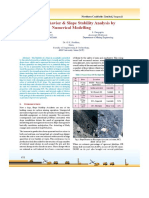 Material Behavior & Slope Stability Analysis by