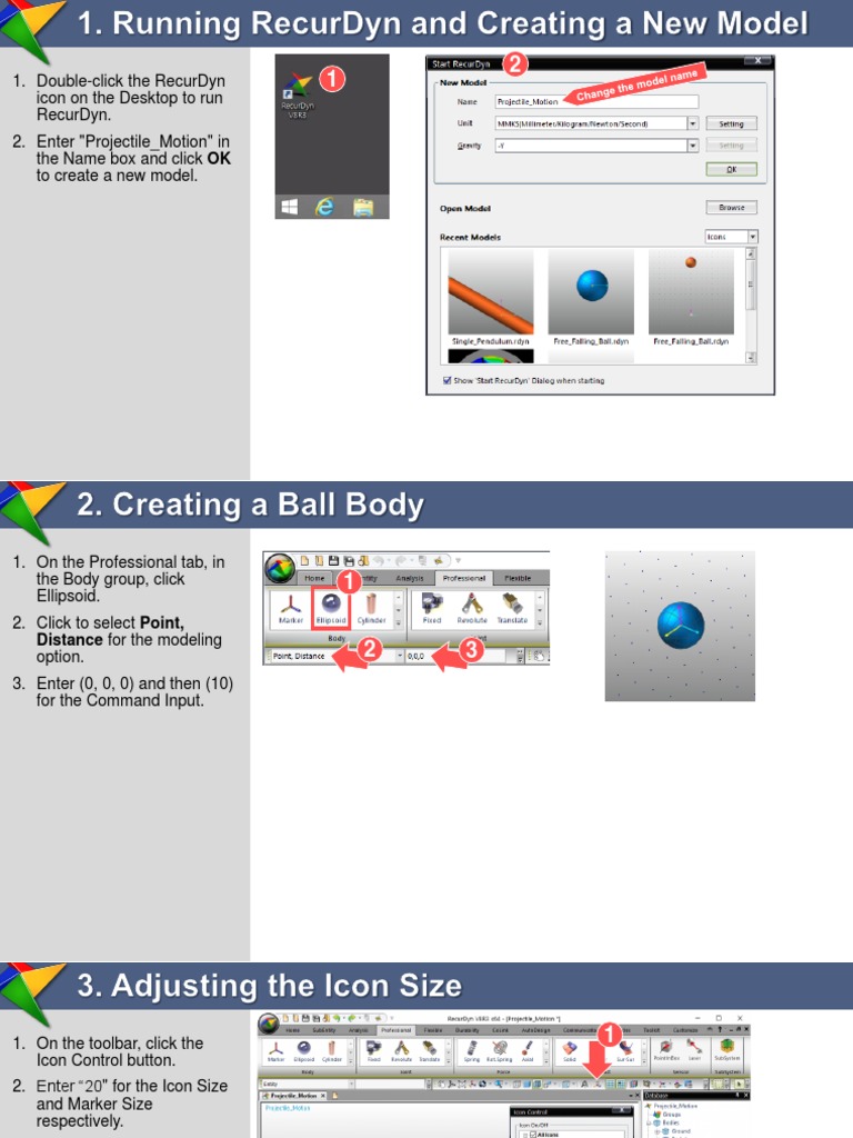 Double-Click The Recurdyn Icon On The Desktop To Run Recurdyn. 2. Enter ...