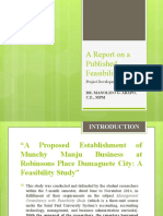 A Report On A Published Feasibility Study: Project Development and Research