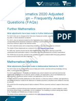 Vce Mathematics 2020 Adjusted Study Design - Frequently Asked Questions (Faqs)