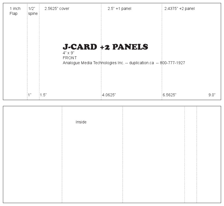 J-Card Measurement Specifications | PDF | Home & Garden | Art