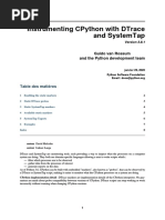 Instrumenting Cpython With Dtrace and Systemtap: Table Des Matières