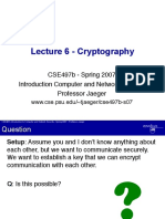 Cse497b Lecture 6 Cryptography PDF