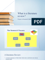 What Is A Literature Review