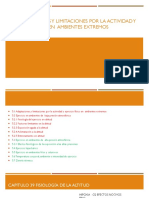 Adaptaciones y Limitaciones Por La Actividad y Ejercicio Físico en Ambientes Extremos Parte 1 Y 2 PDF