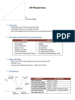 JVP Physical Exam PDF