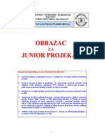 Obrazac Za Junior Projekte