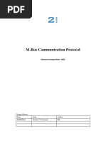 M-Bus Communication Protocol: Ultrasonic Energy Meter - DEM