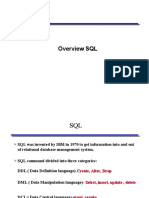 Overview SQL