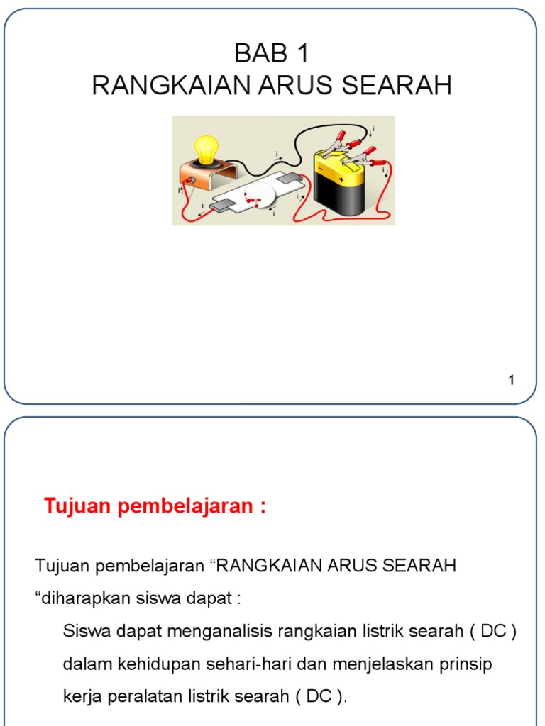 Analisis Rangkaian Arus Searah dan Hukum Ohm | PDF