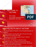 Welcome To Vietnam: MPU 32082 Lecturer: Madam Airis Maisarah Ngyuen